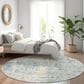 Dalyn Rug Company Kochi KC6 Blue 8" Round Area Rug, , large