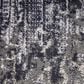 Feizy Prasad 8" x 11" Ivory and Charcoal Area Rug, , large