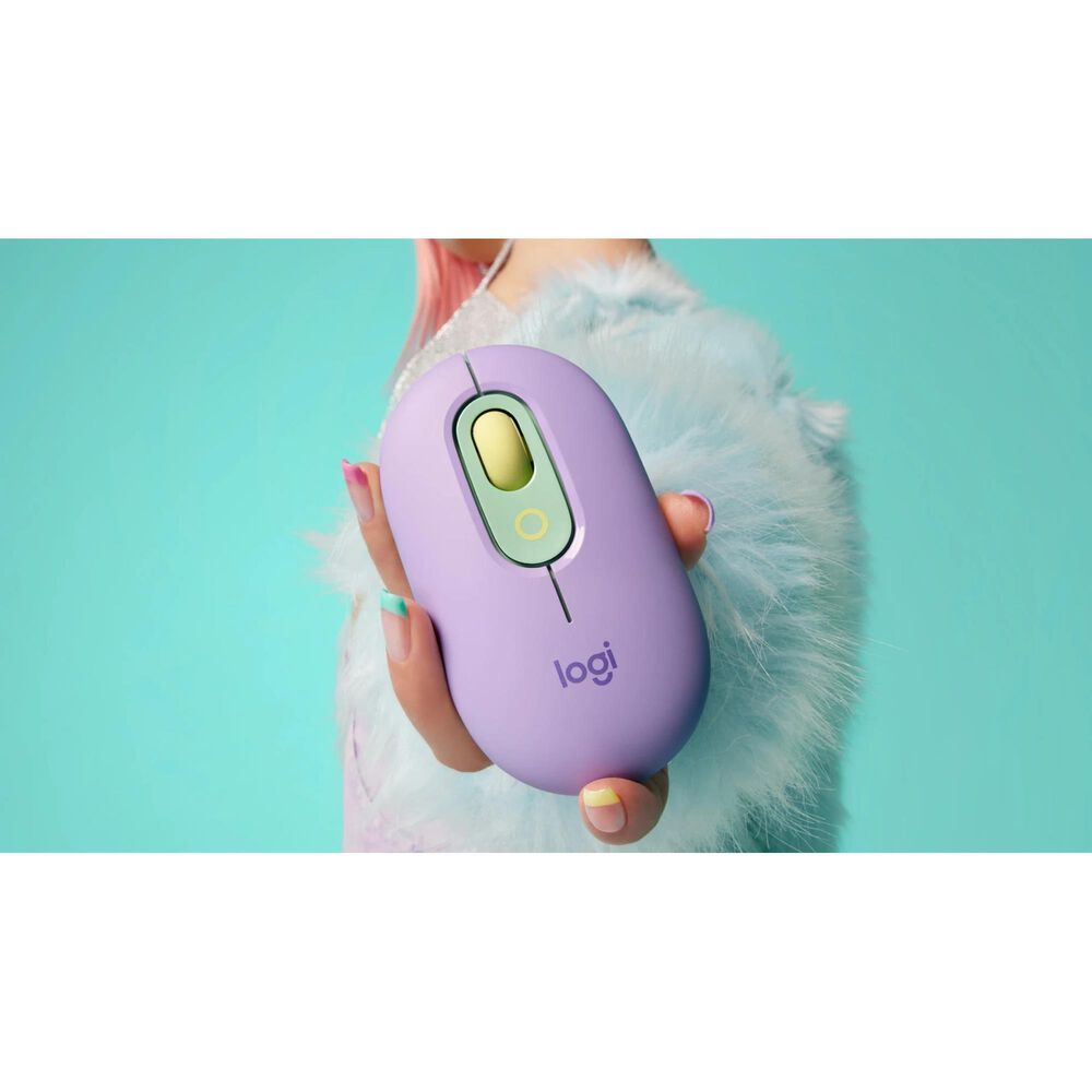Logitech Pop Mouse with Emoji in Violet, , large