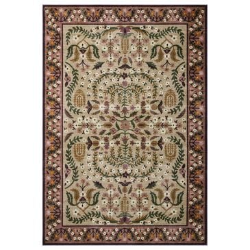 Loloi Canopy Edie Aubergine 5" Round Area Rug, , large
