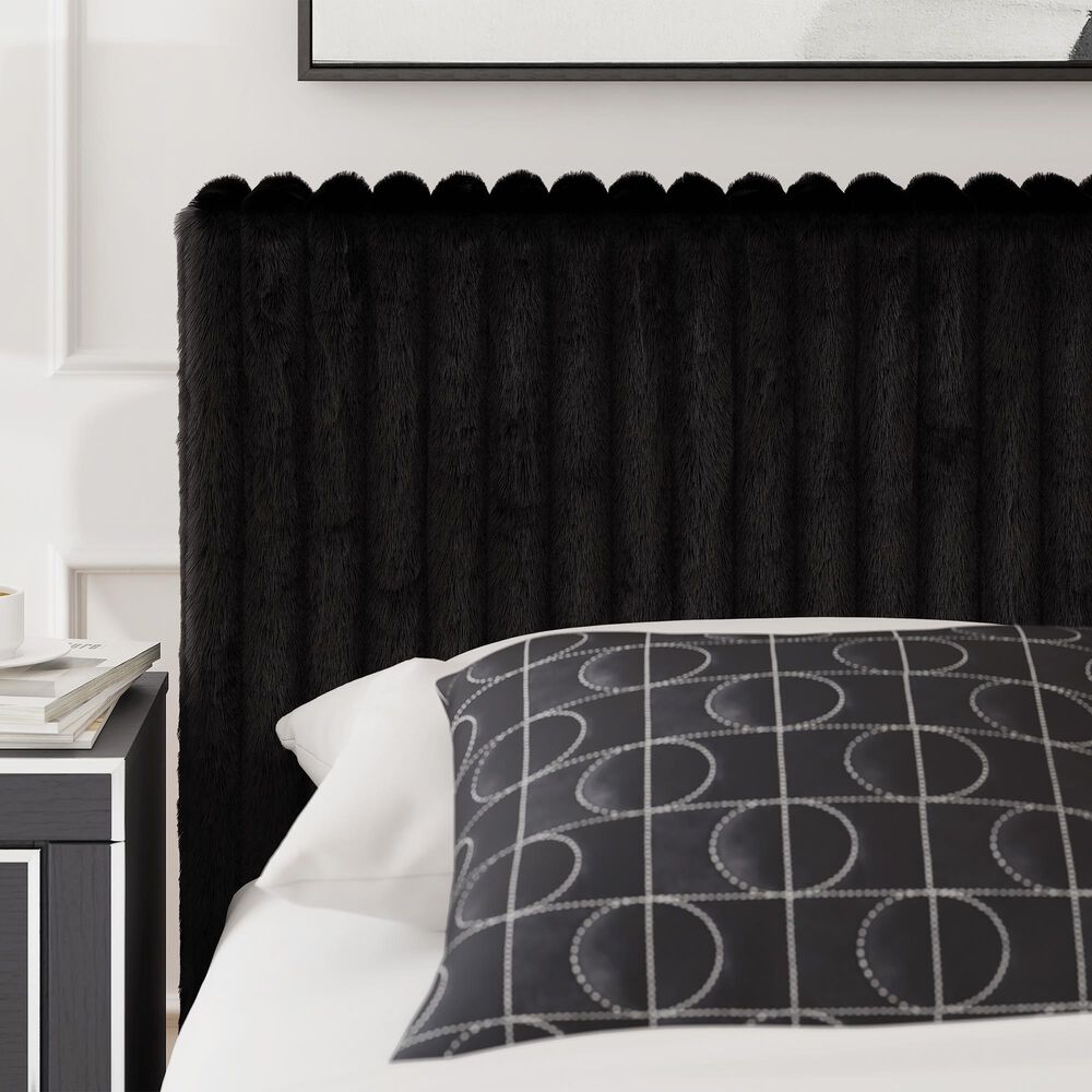 Ashley Zuraleus King Upholstered Platform Bed in Black, , large