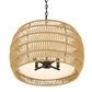 Golden Lighting Everly 4-Light Chandelier in Matte Black, , large