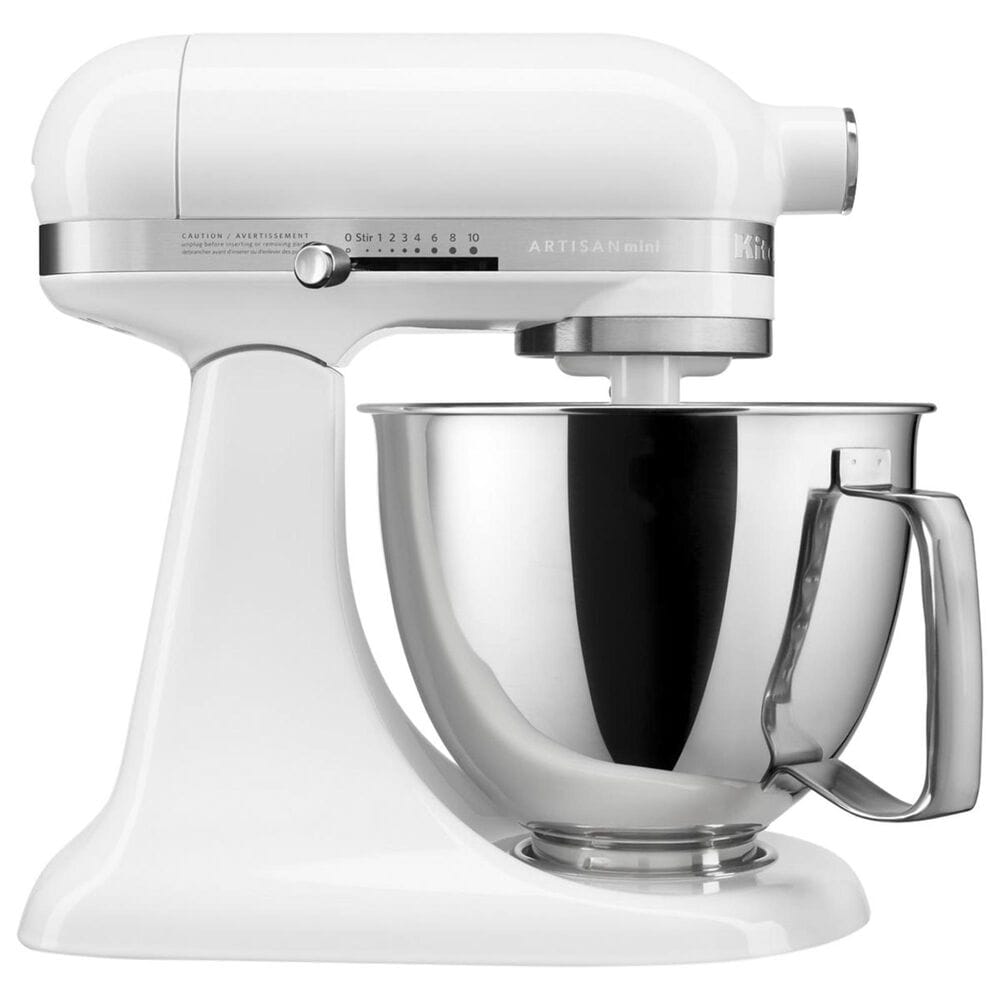 KitchenAid Artisan Mini 3.5 Quart Tilt-Head Stand Mixer in White, , large