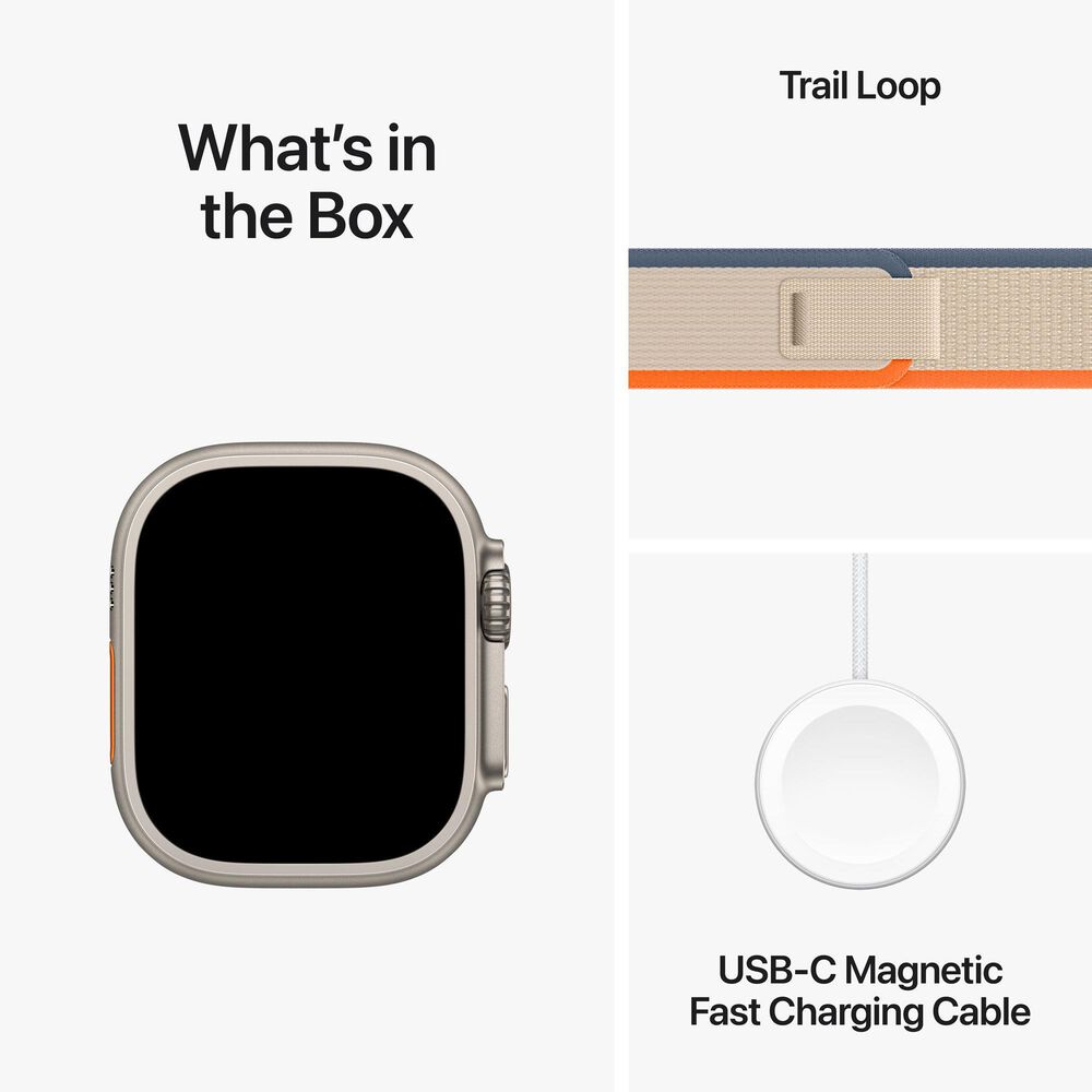 Apple Watch Ultra 2 GPS + Cellular, 49mm Titanium Case with Green 