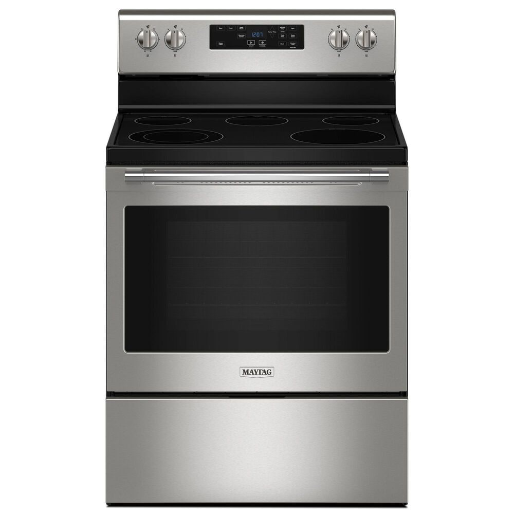 Maytag 30" Freestanding Electric Range in Fingerprint Resistant Stainless Steel, , large