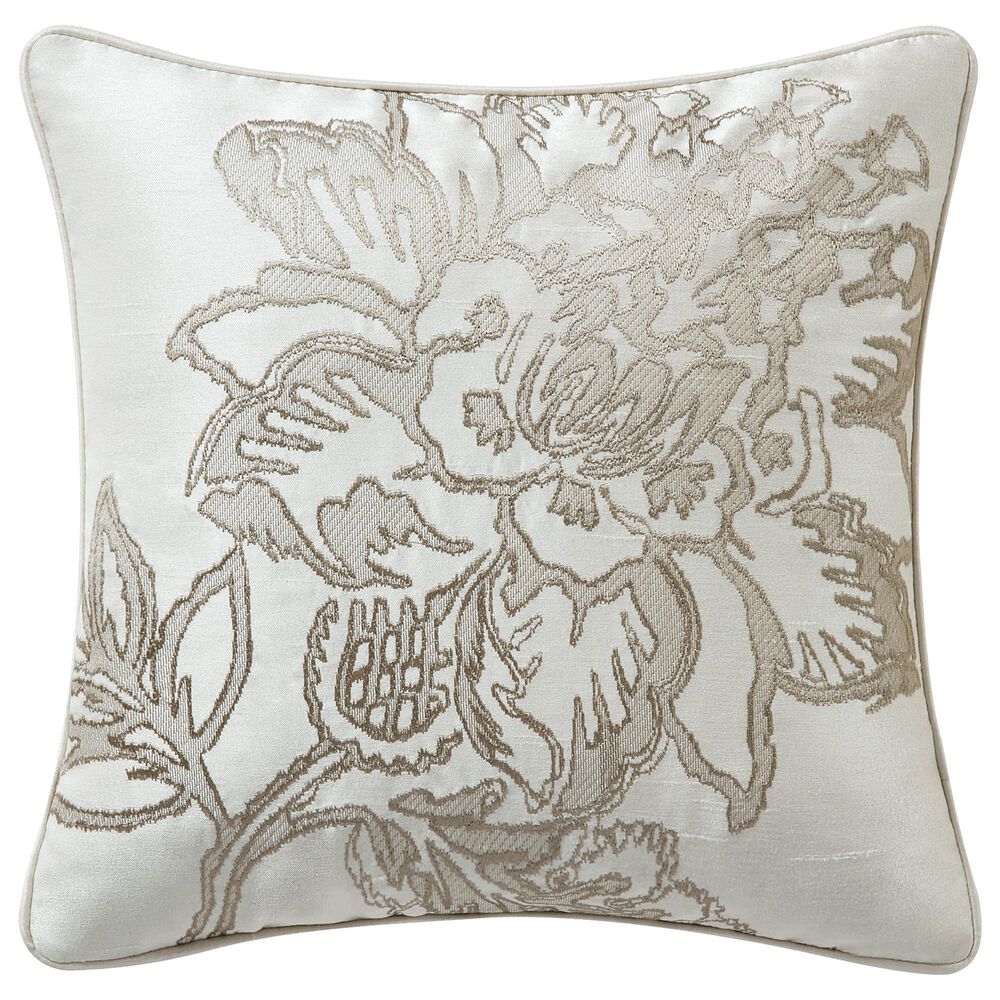 BCP Home Waterford Sutherland 16" x 16" Decorative Pillow in Ivory, , large