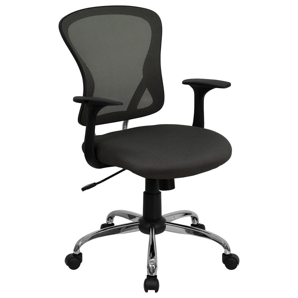 Flash Furniture Swivel Task Chair in Gray, , large