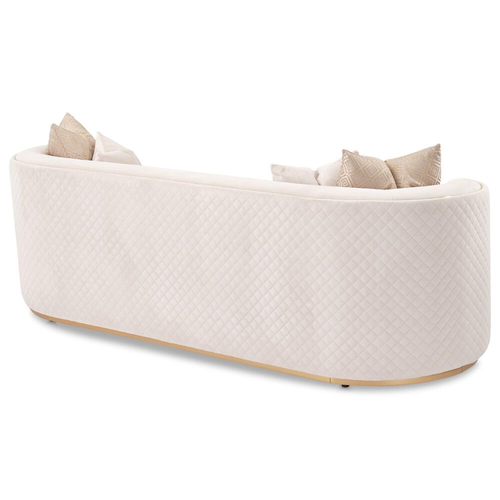 Vista Haus Ariana Stationary Sofa in Beige Velvet, , large