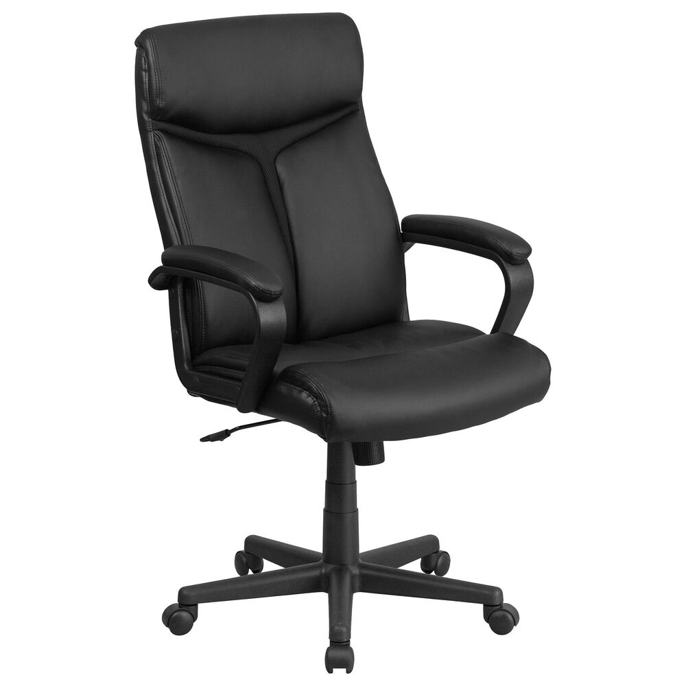 Flash Furniture Executive Swivel Chair in Black, , large