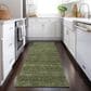 Dalyn Rug Company Burano BU3 2"3" x 7"6" Olive Indoor/Outdoor Runner, , large