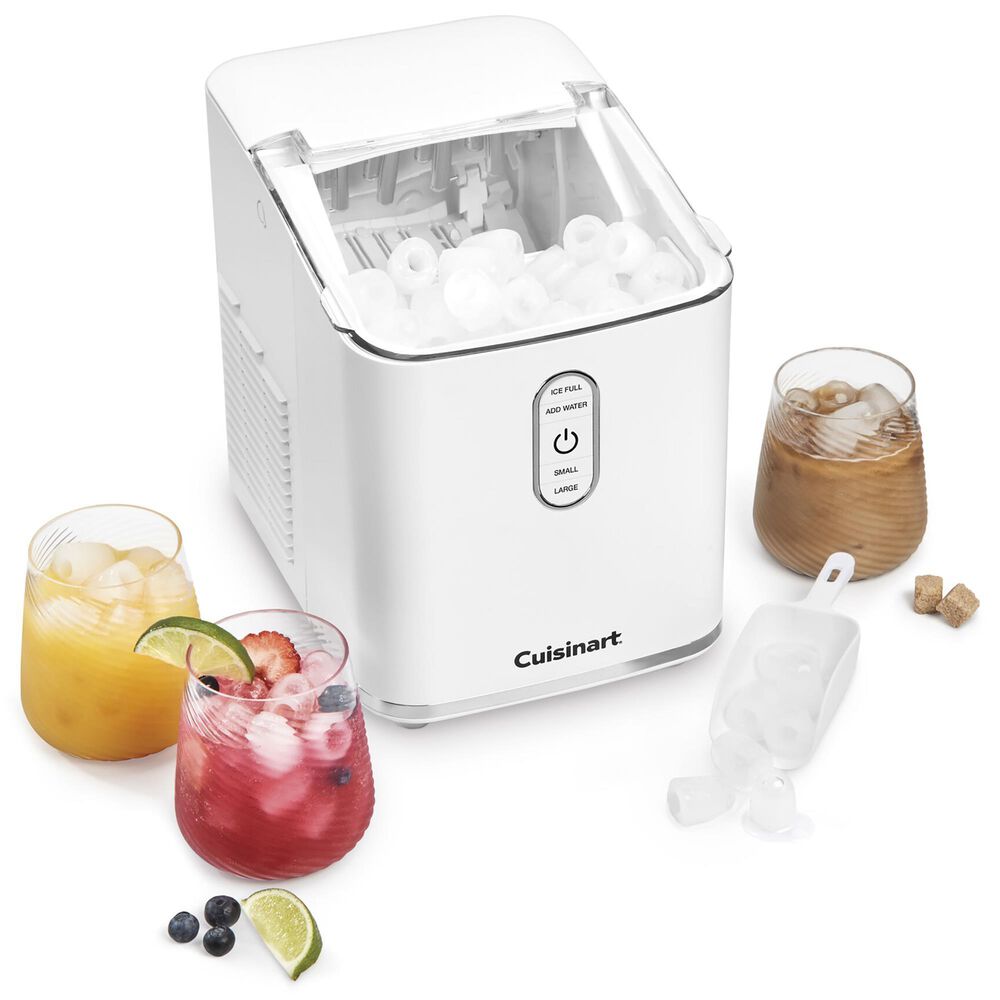 Cuisinart Compact Bullet Ice Cube Maker in White, , large