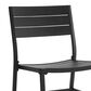 Linon Home Decor Holland Patio Side Chair in Black (Set of 2), , large