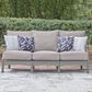 Ashley Cove Beach Outdoor Sofa with Cushion in Gray, , large