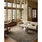 Loloi Heritage 9" x 12" Sage and Navy Area Rug, , large