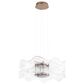 Golden Lighting Vetrina 2-Light Pendant in Light Gold, , large