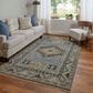 Feizy Fillmore Blue and Green 9" x 12" Area Rug, , large