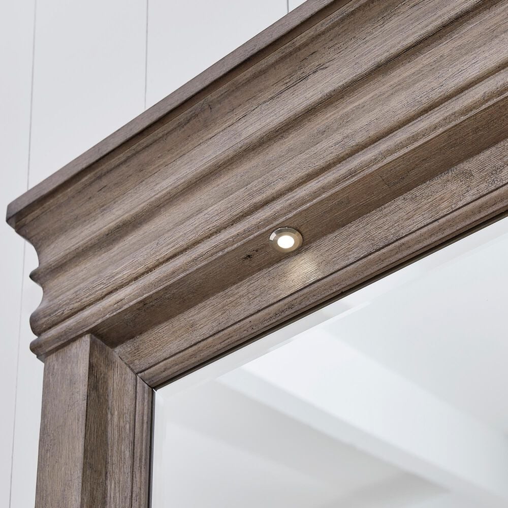 Millenium Blairhurst Dresser Mirror in Light Grayish Brown, , large