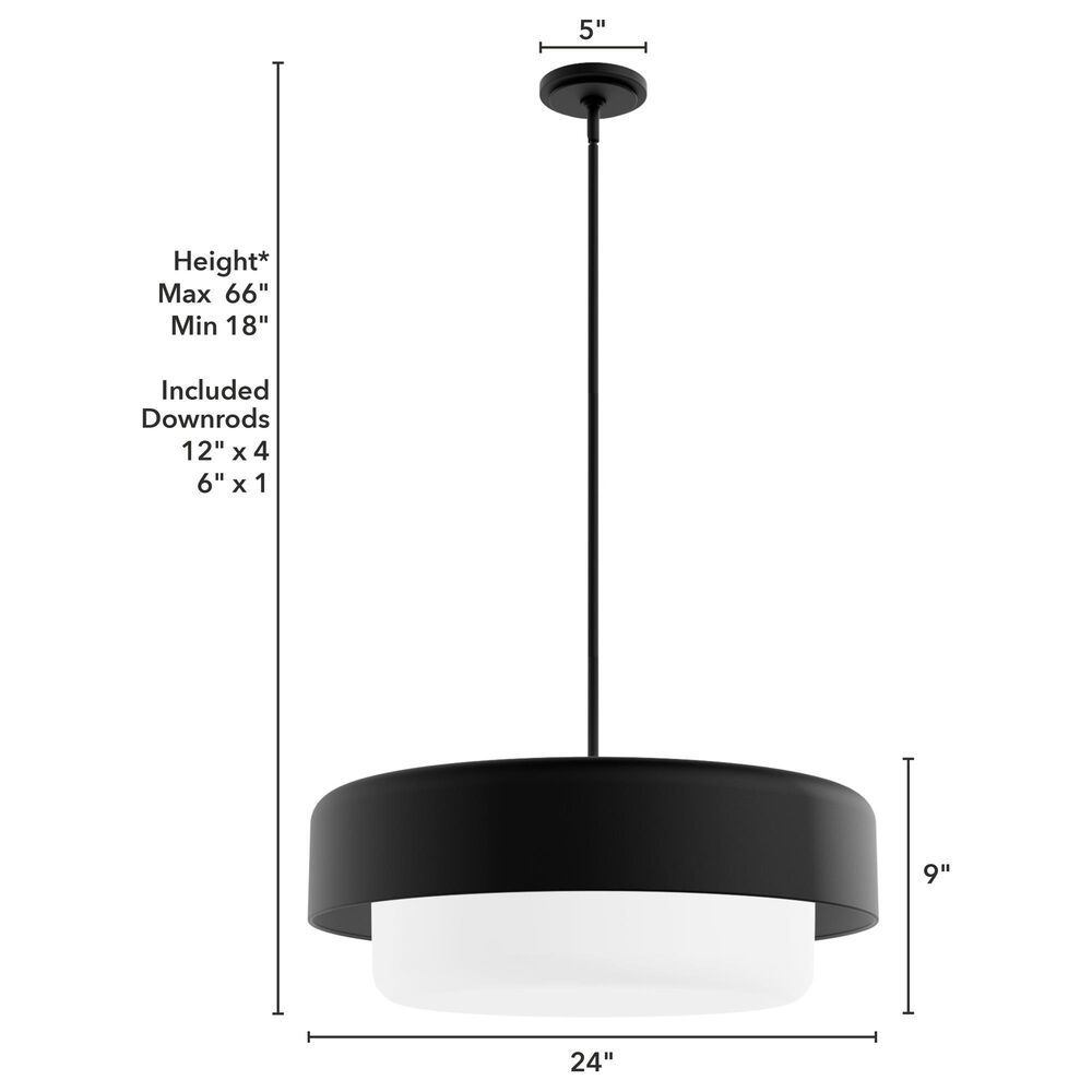 Hunter Station 4-Light Pendant in Natural Iron, , large