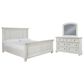 Ashley Robbinsdale 3 Piece King Bedroom Set in Antique White, , large