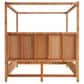 Universal Furniture Weekender King Canopy Bedroom with Two Nightstands in Natural and Sand Dune, , large