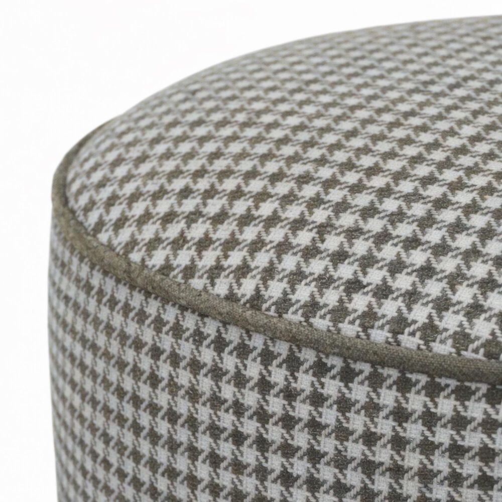 Howard Elliott Furley Short Pouf in Grey, , large