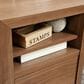 Sauder Pacific View L-Shaped Desk in Saddle Walnut, , large