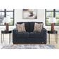 Ashley Aviemore Stationary Loveseat in Ink, , large