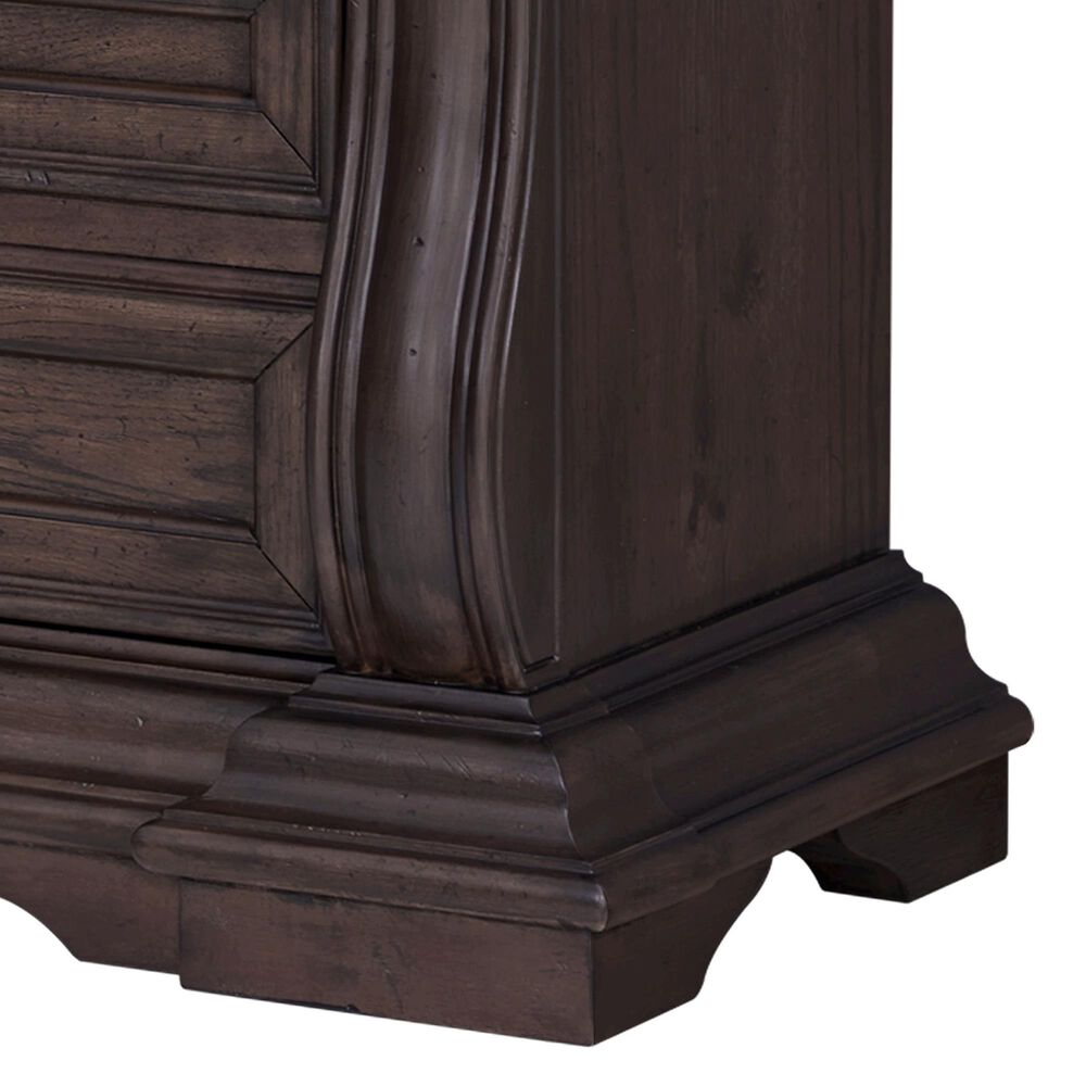 Sasha Lee Bellmeade 3-Drawer Nightstand in Distressed Medium Oak, , large