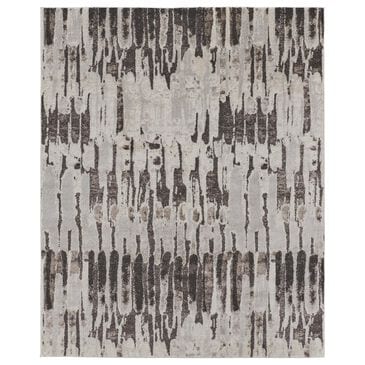 Feizy Vancouver 5" x 8" Gray and Charcoal Area Rug, , large