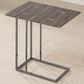 Pacific Landing Accent Table in Black and Weather Grey, , large