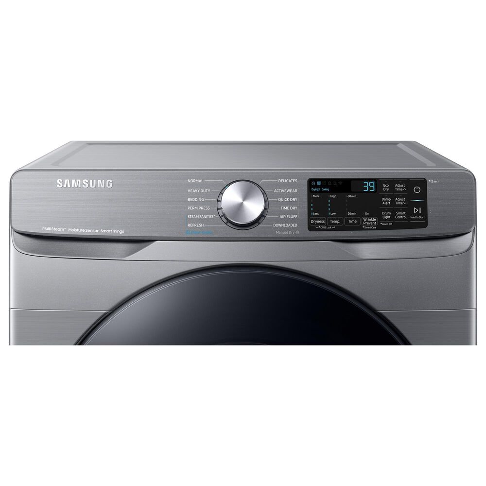 Samsung 7.5 Cu. Ft. Capacity Gas Dryer with Steam in Platinum, , large