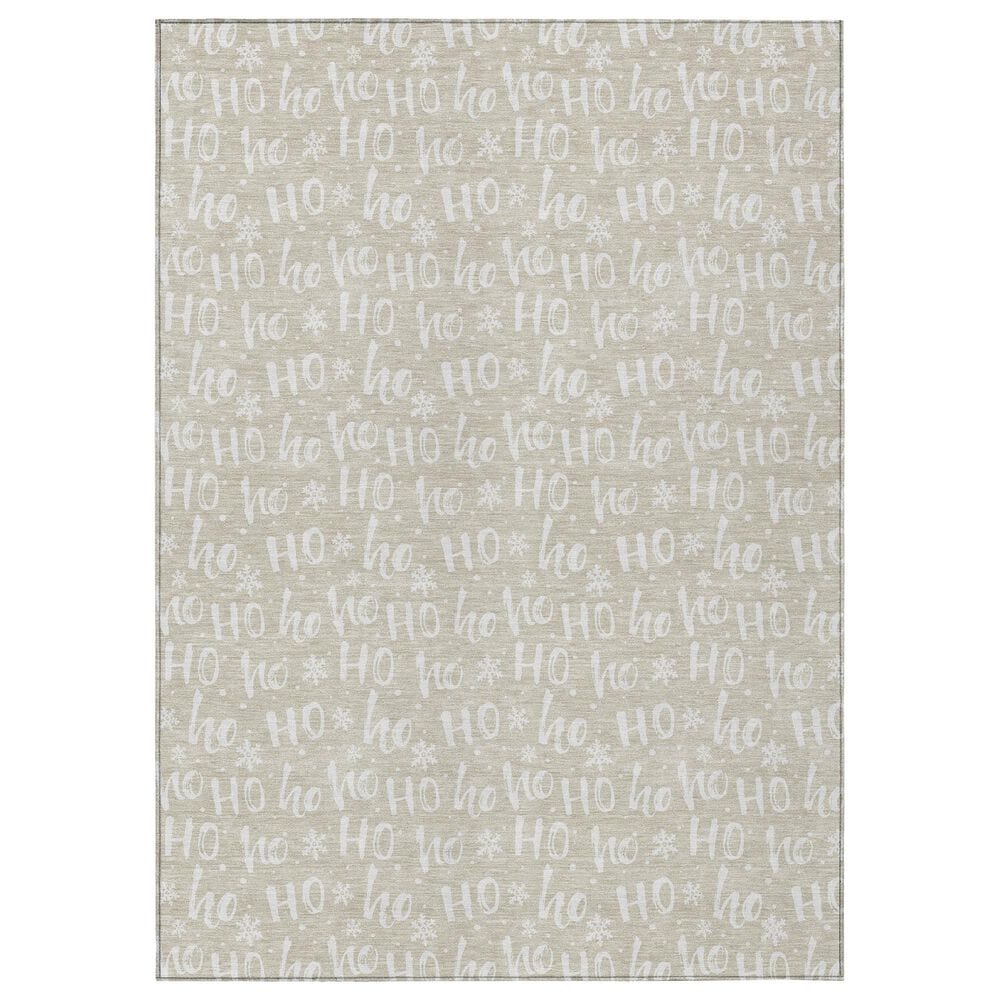 Dalyn Rug Company Wonderland WN22 5" x 7"6" Beige Indoor/Outdoor Area Rug, , large