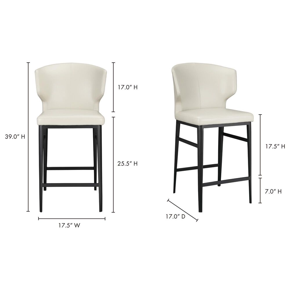 Moe&#39;s Home Collection Delaney Counter Stool in Beige, , large