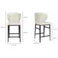 Moe"s Home Collection Delaney Counter Stool in Beige, , large