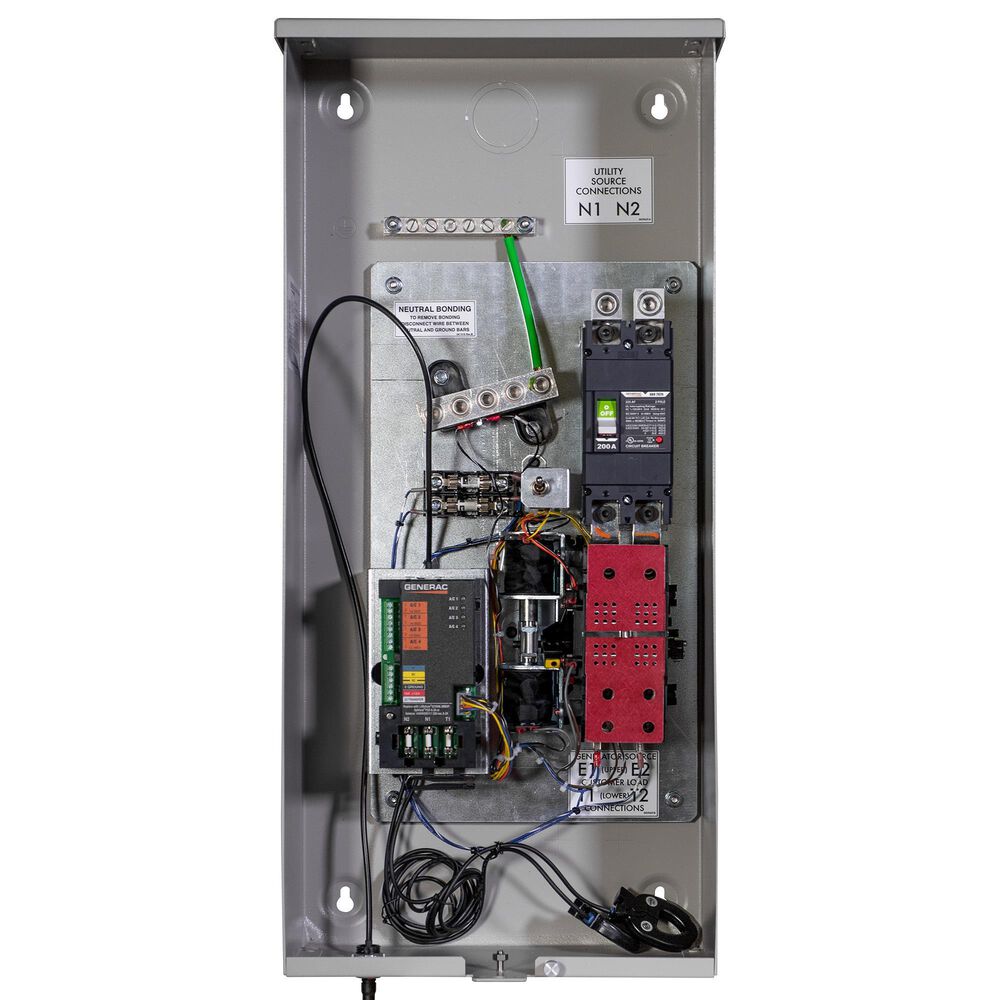 Generac 200-Amp PWRview Automatic Smart Transfer Switch w ...