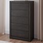 Ashley Fraluna 5-Drawer Chest in Dark Charcoal, , large