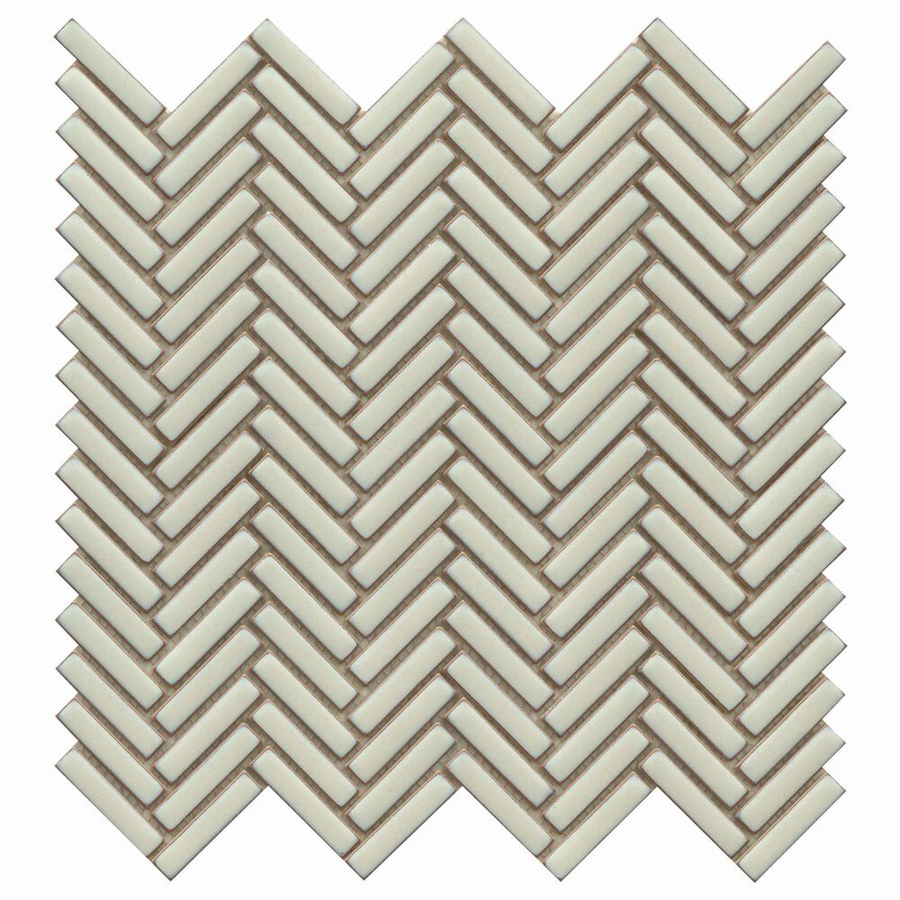 Emser Regala Bequest 1" x 2" Rectangle on 11" x 11" Glazed Porcelain Mosaic Sheet, , large