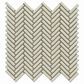 Emser Regala Bequest 1" x 2" Rectangle on 11" x 11" Glazed Porcelain Mosaic Sheet, , large