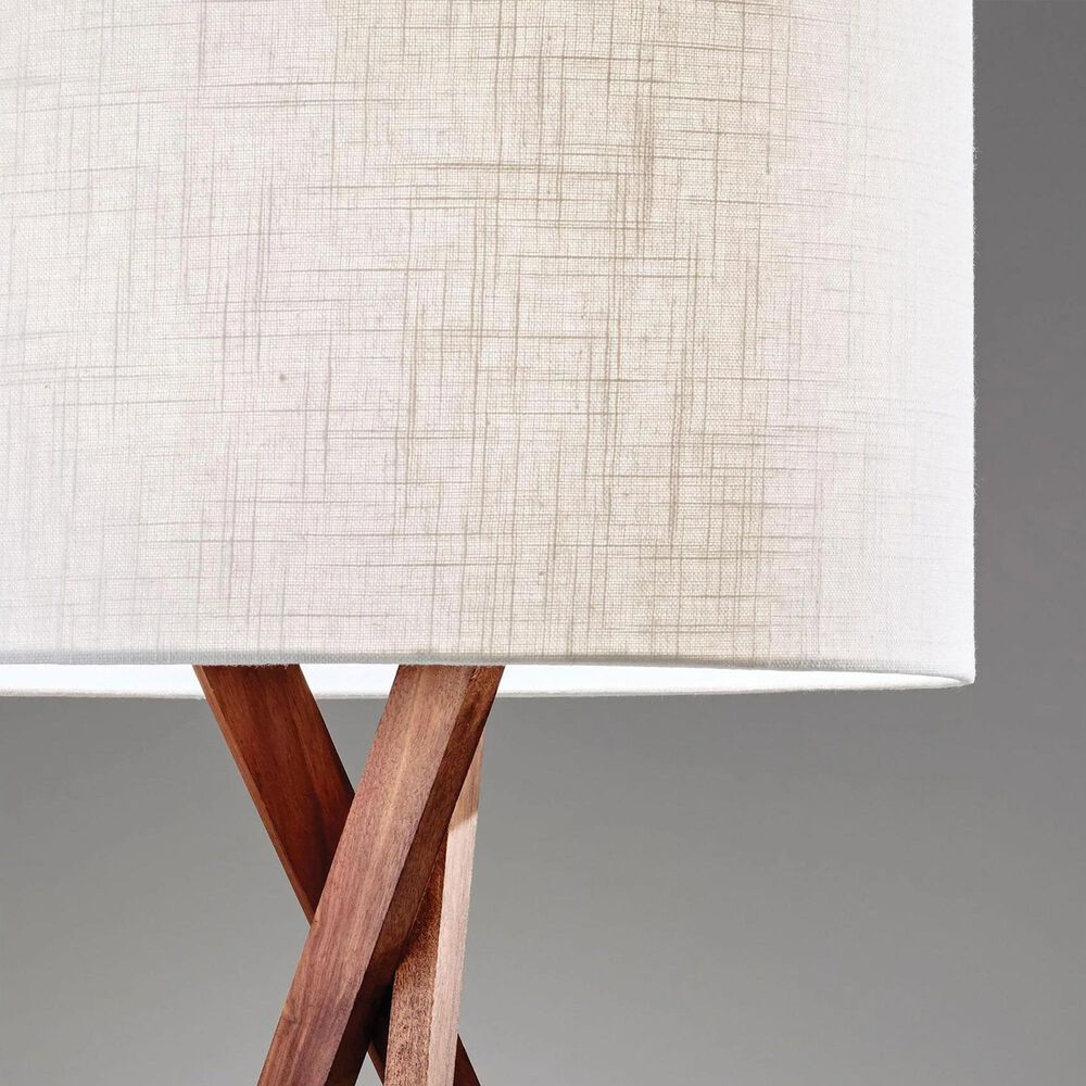 Adesso Brooklyn Table Lamp in Walnut, , large