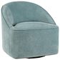 Waltham Lulu Swivel Accent Chair in Teal, , large