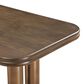 Urban Home Mataranka 7-Piece Rectangular Dining Set in Bistre and Brushed Golden Stainless Steel, , large