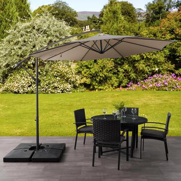 CorLiving 9.5" UV Resistant Patio Umbrella in Sandy Brown, , large