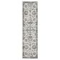 Nourison Fusion Cream and Gray 2"2" x 7"6" Runner, , large