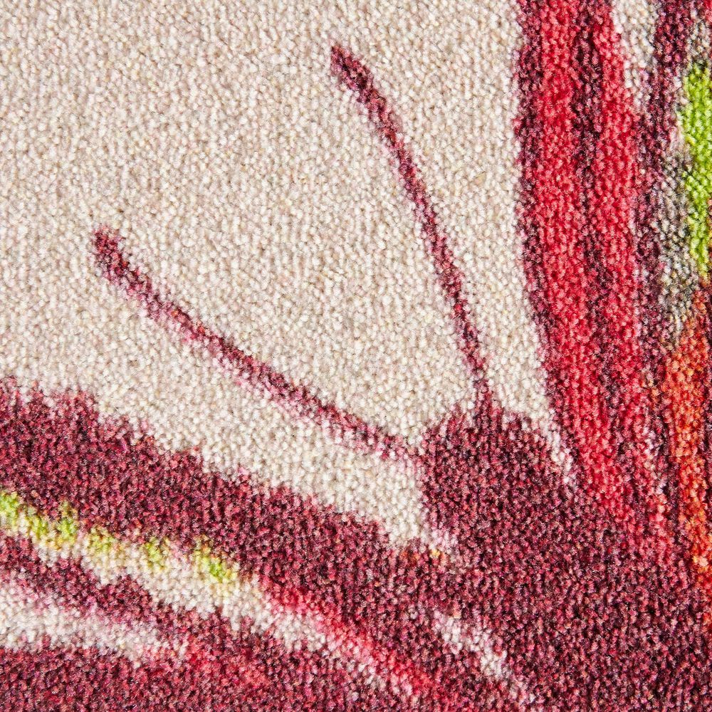 Karastan Prismatic 5&#39; x 8&#39; Lime Green, Cream, Pink and Red Kids Area Rug, , large