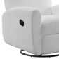 Oxford Baby Synergy Glider Recliner in Plush White, , large