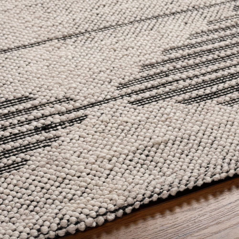 Surya Daffodil 5&#39; x 7&#39;6&quot; Light Grey and Beige Area Rug, , large