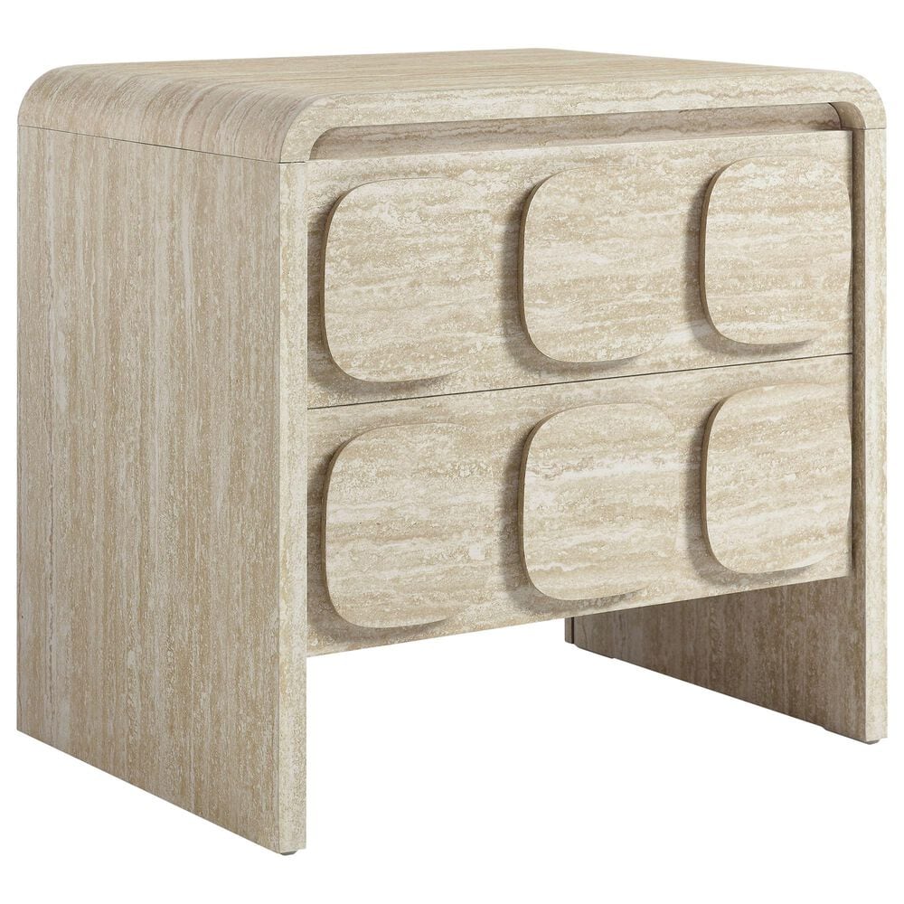 Modway Toscana 2 Drawer Nightstand in Travertine, , large