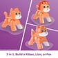 Mega Bloks Rolling Kitten Building Set with Rolling Wheels for Kids, , large