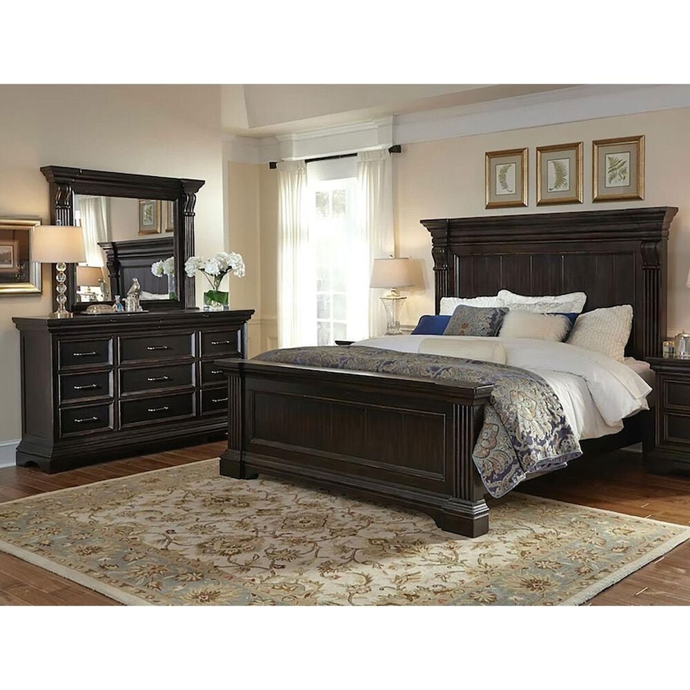 Chapel Hill Caldwell 3-Piece Queen Bedroom Set in Deep Brown, , large