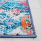 Safavieh Riviera 8" x 10" Light Blue and Pink Area Rug, , large